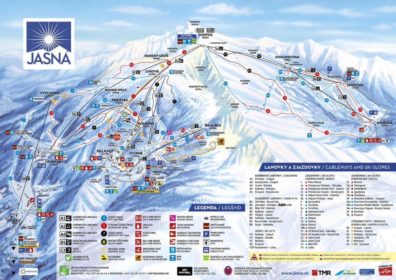 Cardinal Jasna Mountain Wellness Apartment Деменівська Долина Екстер'єр фото